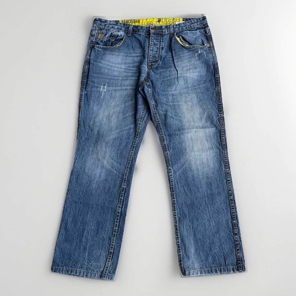 LOIS‎ 'Barcelona' Straight Blue Jeans  | W36  L34